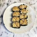 ナピト's cooksnap of when they made たくあん海苔巻き.