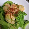 nomiWORLD's cooksnap of when they made エビとブロッコリーのオイスターマヨ炒め.