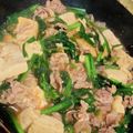 はるはるひちゃん's cooksnap of when they made 牛肉とニラのすき焼き風肉豆腐.