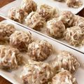 bibibibibi's cooksnap of when they made 蒸し器いらず！餃子の皮でジャンボ焼売.