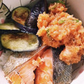vignemale's cooksnap of when they made 我が家の丼☆焼鮭と特製旨辛みぞれ丼！.