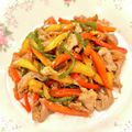 悠LOVE航's cooksnap of when they made ピーマン＆豚肉のオイスターソース炒め.