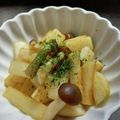 TYSK's cooksnap of when they made 大根ときのこのぽん酢炒め。.