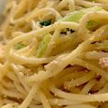 MULA's cooksnap of when they made アスパラとえのきの❤たらこスパゲッティー.