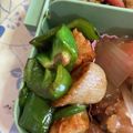 クック49L4Ho☆'s cooksnap of when they made お弁当♪竹輪とピーマンのお好みソース炒め.