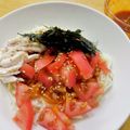 にゃちこん❤️'s cooksnap of when they made 辛旨ビビンメン（韓国風甘辛冷麺）.