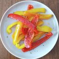 ペキのリリー's cooksnap of when they made お弁当や作り置きに！焼きパプリカのマリネ.