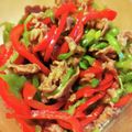ぐうたらむうさん's cooksnap of when they made 時短！豚肉・ピーマン・パプリカ青椒肉絲♬.