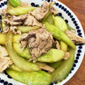おにぎりちゃんママ's cooksnap of when they made 旨旨お化けキュウリ炒め.