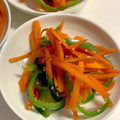 CHISA☆ごはん♪'s cooksnap of when they made 簡単10分♪人参とピーマンのきんぴら.