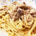 いちごちょこ0415's cooksnap of when they made しめじと舞茸のクリームパスタ.