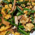 はらさわひでゆき's cooksnap of when they made すぐ出来る！エリンギ入りニラ玉.