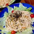 monari0510's cooksnap of when they made お手軽 冷製和風(お茶漬け)パスタ.
