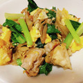 ばいころまる's cooksnap of when they made 豚肉と小松菜のふわふわ卵炒め.