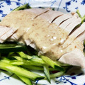 めがね金魚's cooksnap of when they made きゅうりともやしの深煎りごまよだれ鶏.