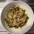 Reo14☆'s cooksnap of when they made 豆苗とベーコンの簡単炒め.