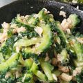 クックEHR6UH☆'s cooksnap of when they made ゴーヤとツナのポン酢和え.