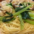 いっぺい99's cooksnap of when they made ホタテとベーコンの和風バター醤油パスタ.
