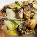 ふうたんぽ's cooksnap of when they made 牡蠣とネギと小松菜のバターしょうゆ炒め.