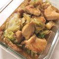 toccot's cooksnap of when they made 鶏むね肉とキャベツの甘辛ソース.