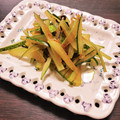 milestone★'s cooksnap of when they made 冬瓜の皮のきんぴら.