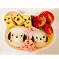 gomasio@'s cooksnap of when they made コロンと♪わんちゃんおにぎり＊キャラ弁.