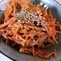 tekkokko☆'s cooksnap of when they made お弁当に♬人参のツナマヨきんぴら.