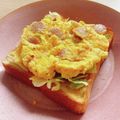 acn_oo's cooksnap of when they made ウインナーのふわ玉キャベツトースト.