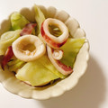 acn_oo's cooksnap of when they made 茹でイカとキャベツのマヨごま(油)炒め.