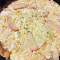 yunapi☆'s cooksnap of when they made キャベツと油揚と蒲鉾の卵とじ.