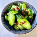 azbjbn's cooksnap of when they made きゅうりの浅漬け★黄金比★.