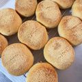 ＊かるさ＊'s cooksnap of when they made 手捏ね☆はちみつ豆乳きなこパン.