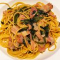 bell1218's cooksnap of when they made ジョリパ風♪ほうれん草ベーコン和風パスタ.