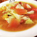 ダッフィーニーうに's cooksnap of when they made スイカの皮と夏野菜のミネストローネ風.