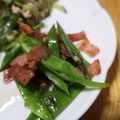 ソラねこ22's cooksnap of when they made *モロッコいんげん＆大蒜ベーコン*.
