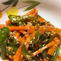 あやたか_mochy's cooksnap of when they made 簡単！カラフル☆人参とピーマンのナムル.