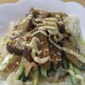 もぐらポンポン's cooksnap of when they made ☆スタミナ☆簡単冷やしうどん♪夏バテ解消.