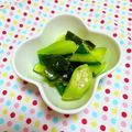 mibumi's cooksnap of when they made オクラ&きゅうりの中華和え.