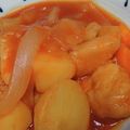 ♡Catherine's cooksnap of when they made むね肉とじゃが芋のケチャプ煮♪.