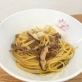 なかの0710's cooksnap of when they made 牛肉とキャベツのバター醤油パスタ.