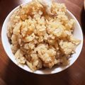 りんごっ。's cooksnap of when they made 舞茸とバターの炊き込みご飯.