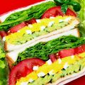 serafin's cooksnap of when they made たまごとBLTのサラダサンドイッチ.