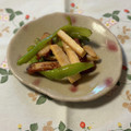 yesmama's cooksnap of when they made 簡単❣たけのことエリンギのきんぴら.