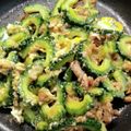 プルンバゴ's cooksnap of when they made ゴーヤのツナ卵炒め.
