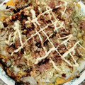 プルンバゴ's cooksnap of when they made 餅とキャベツと卵のお好み焼き　超簡単！.