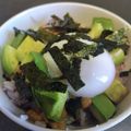 ＭＩＬＵ's cooksnap of when they made アボカド納豆のっけ丼.