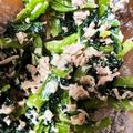 no1642's cooksnap of when they made 小松菜大量消費！小松菜とツナのマヨサラダ.