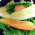 xyzクック's cooksnap of when they made 【激旨★鮭ハラミ＆野菜のピリ辛温玉丼】.