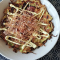重次郎's cooksnap of when they made たこ焼きの粉でお好み焼き♪.