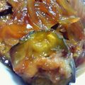 ｱﾗｲｸﾞﾏ's cooksnap of when they made なすに豚肉挟みました!煮。.